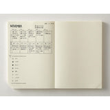 Midori MD Paper - MD Notebook Journal Codex 1Day 1Page - Notebook | A5 | Sheets with dot mesh