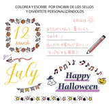 Midori - Paintable Rotating Stamp Motif - Sello Motivos decorativos