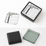 Midori - Paintable Stamp Pre-inked Book - Book Stamp