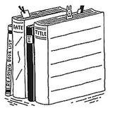 Midori - Paintable Stamp Pre-inked Book - Book Stamp