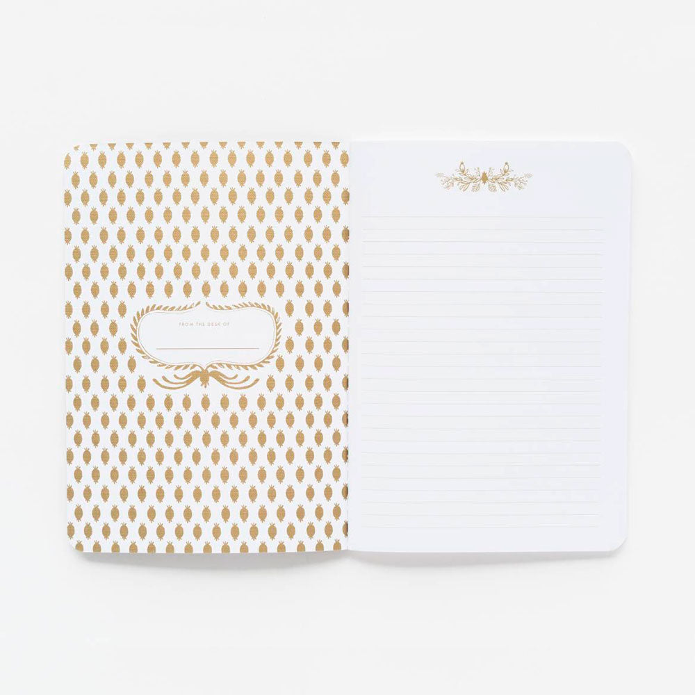 Rifle Paper Co.- Rifle Paper Co. - Stitched Notebooks Set de 3 Cuadernos | Hojas con Líneas | Garden Party, Cuadernos- Likely.es