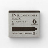 Traveler's Company- Cartuchos de tinta Traveler's Company 6 uds | Negro, Tinta- Likely.es