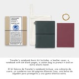 Traveler's Company - TRAVELER'S notebook Cover  Passport Size | Blue