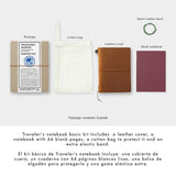 Traveler's Company - TRAVELER'S notebook  Cover Passport Size | Camel