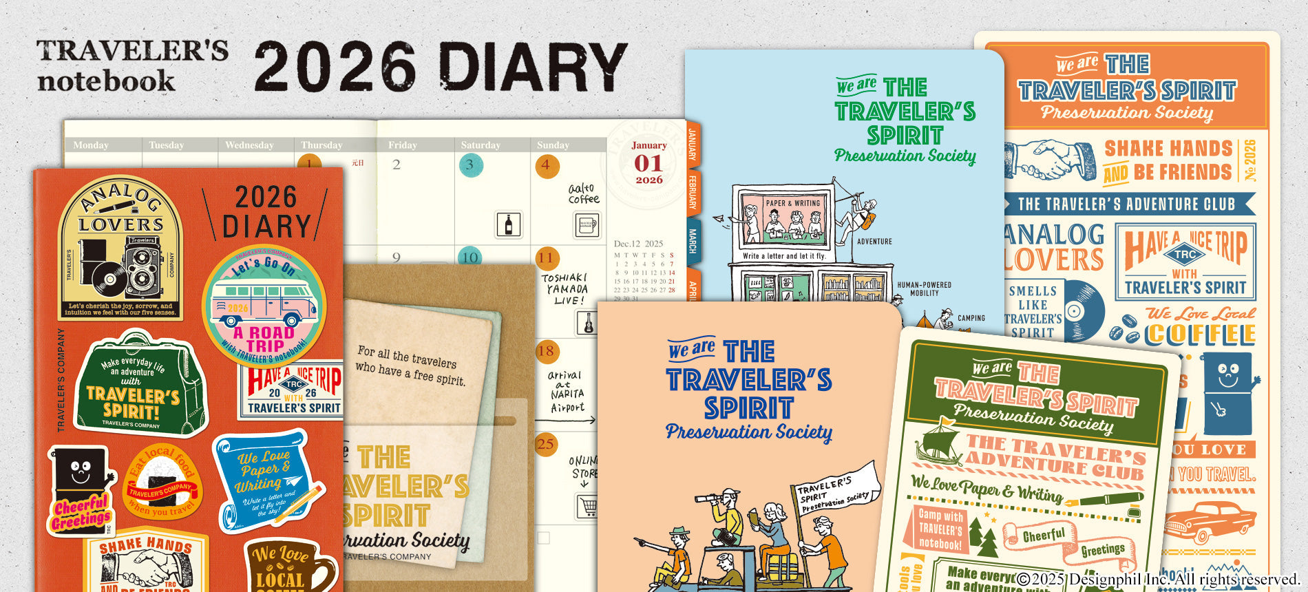 Traveler's Company - 2026 Diary