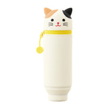 Lihit Lab - Punilabo Standing Pencase | Calico Cat