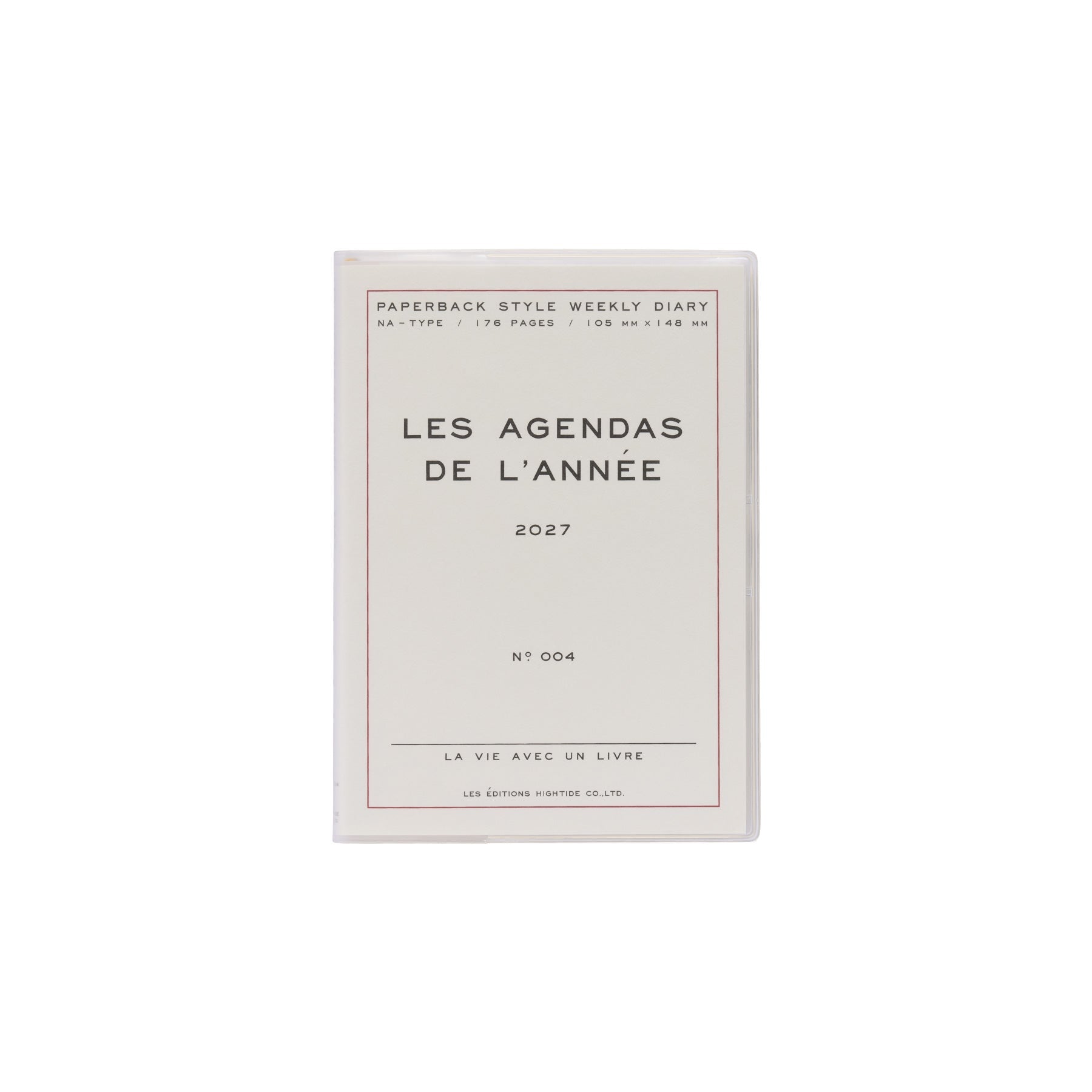 Hightide - Agenda semanal 2027 Poche A6 | White — portada