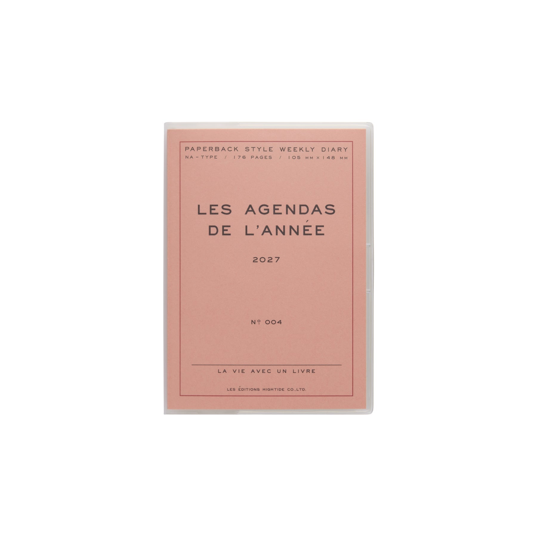 Hightide - Agenda semanal 2027 Poche A6 | Pink — portada