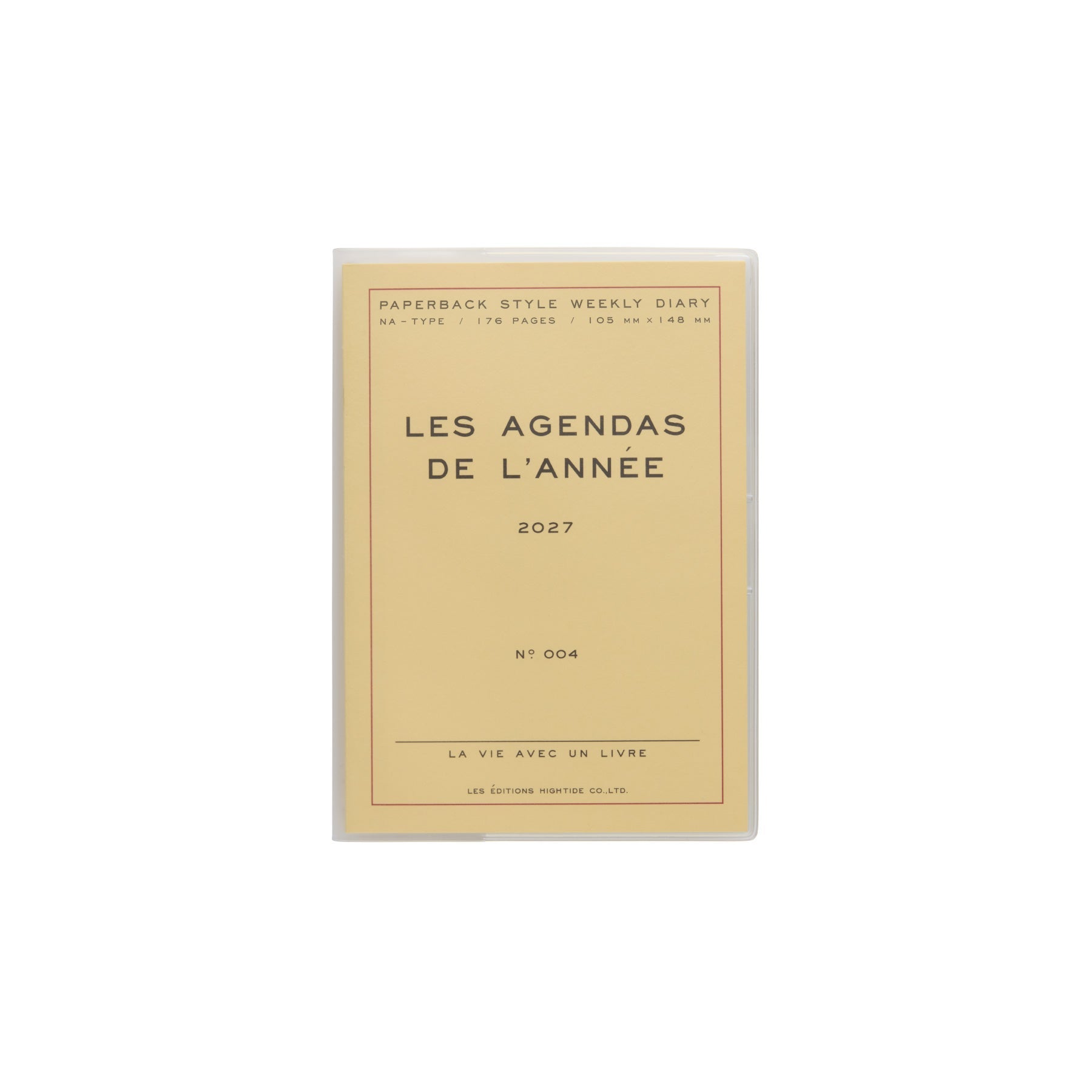 Hightide - Agenda semanal 2027 Poche A6 | Cream — portada