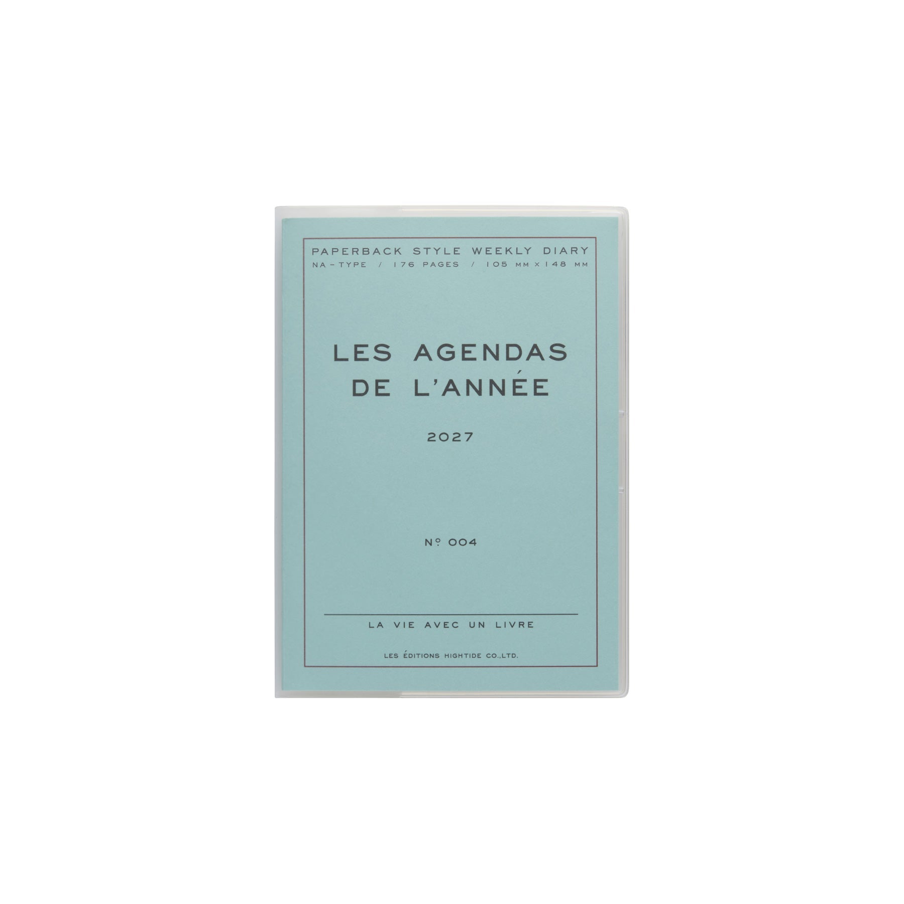 Hightide - Agenda semanal 2027 Poche A6 | Mint — portada