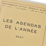Hightide - Agenda semanal 2027 Poche A6 | Cream — detalle e interior de la colección