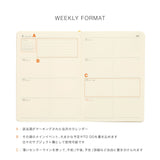 Hightide - Agenda semanal 2027 Poche A6 | Cream — detalle e interior de la colección