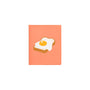 Hightide - Agenda mensual 2027 Egg Toast Square | Pink — portada