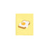 Hightide - Agenda mensual 2027 Egg Toast Square | Light Yellow — portada