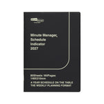 Hightide - Agenda semanal 2027 Minute Manager A5 LEFT | Black — portada