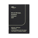 Hightide - Agenda semanal 2027 Minute Manager A5 LEFT | Black — portada