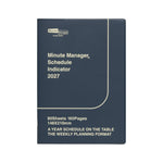 Hightide - Agenda semanal 2027 Minute Manager A5 LEFT | Navy — portada