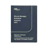 Hightide - Agenda semanal 2027 Minute Manager A5 LEFT | Navy — portada
