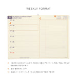 Hightide - Agenda semanal 2027 Minute Manager A5 LEFT | Navy — detalle e interior de la colección