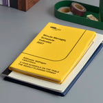 Hightide - Agenda semanal 2027 Minute Manager A5 LEFT | Yellow — detalle e interior de la colección
