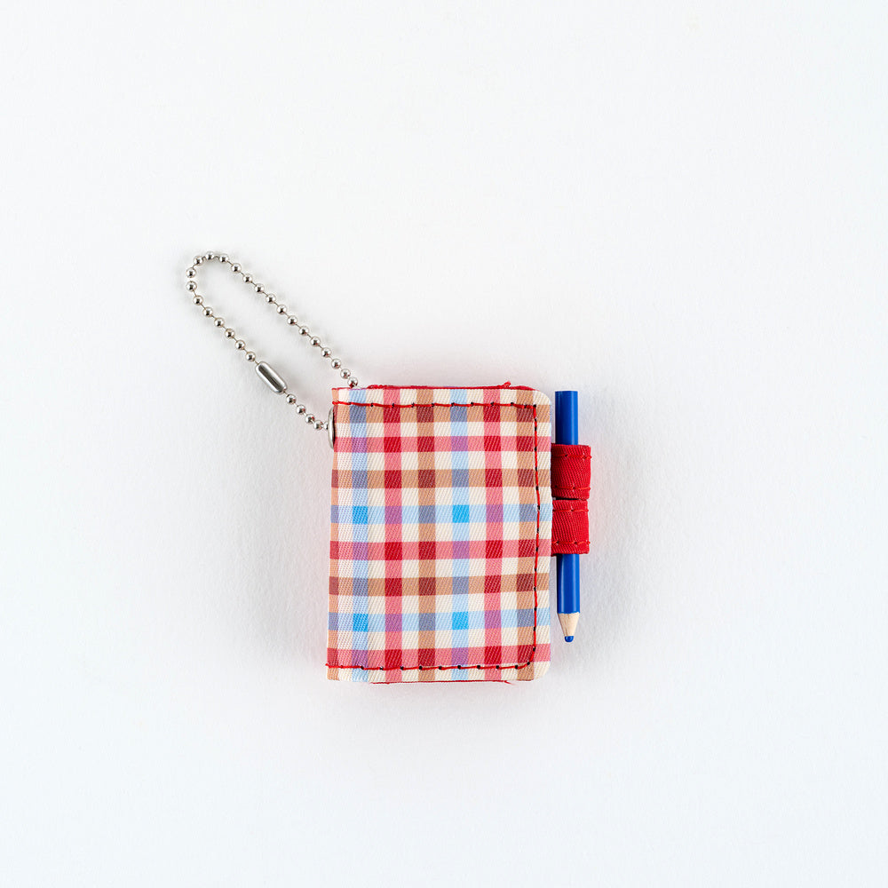 Hobonichi - Accesorio | Hobonichi Techo Mini Keychain (Bright Plaid) · detalle 2