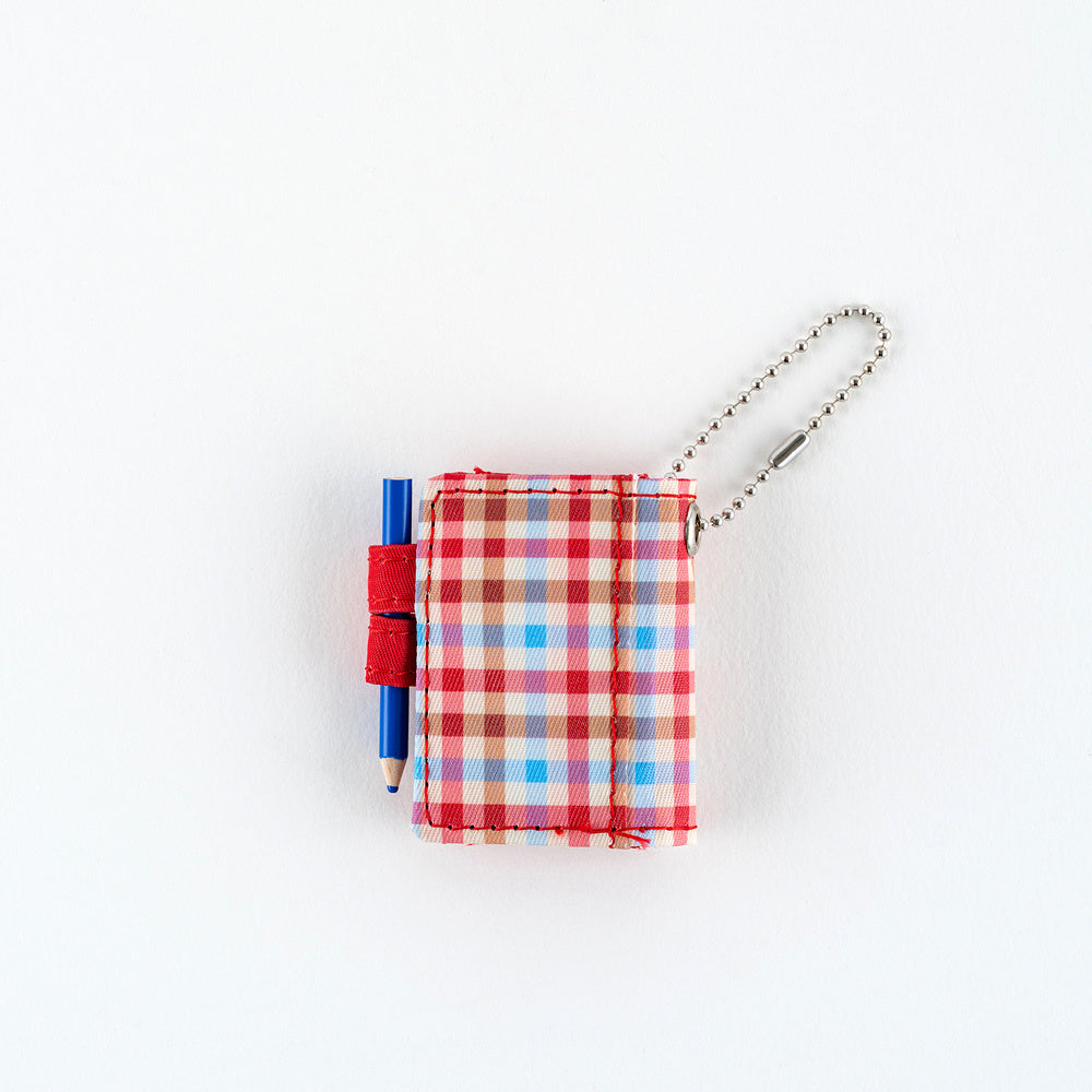 Hobonichi - Accesorio | Hobonichi Techo Mini Keychain (Bright Plaid) · detalle 3