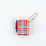 Hobonichi - Accesorio | Hobonichi Techo Mini Keychain (Bright Plaid) · detalle 3