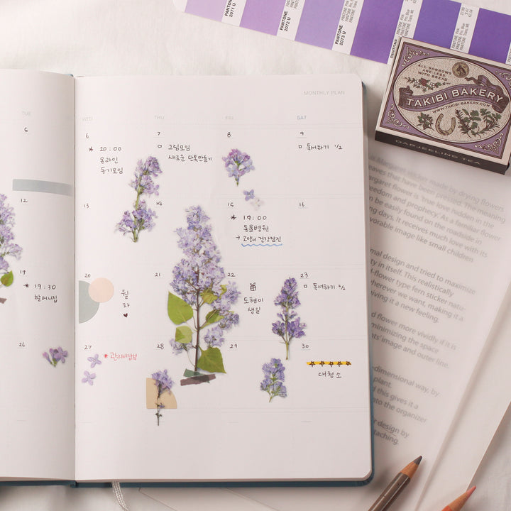 Appree - Pressed Flower Stickers | Lilac