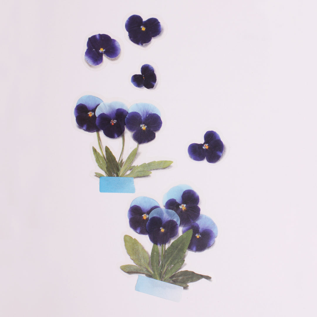 Appree - Flores Prensadas Pegatinas | Violeta