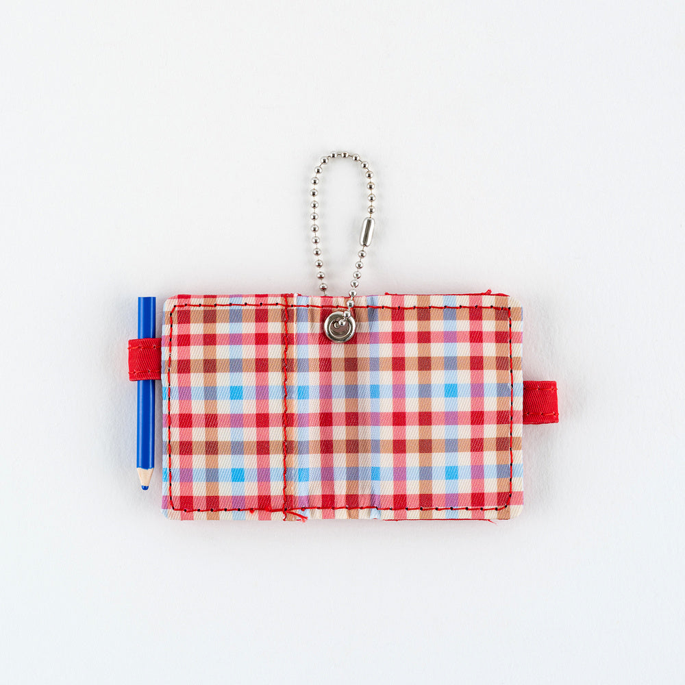 Hobonichi - Accesorio | Hobonichi Techo Mini Keychain (Bright Plaid) · detalle 5