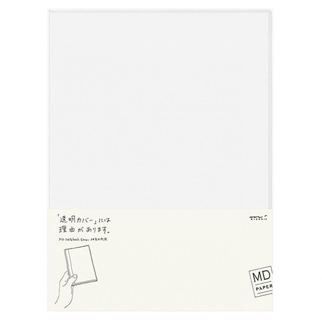 Midori MD Paper - Cover Clear A4 - Transparent Protective Cover for MD Notebook 