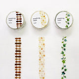 MIND WAVE -  Die-Cut Masking Tape - Washi tape troquelada | Hiedra (Tsuta)