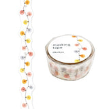 MIND WAVE -  Die-Cut Masking Tape - Washi tape troquelada | Denkyu (Luces)