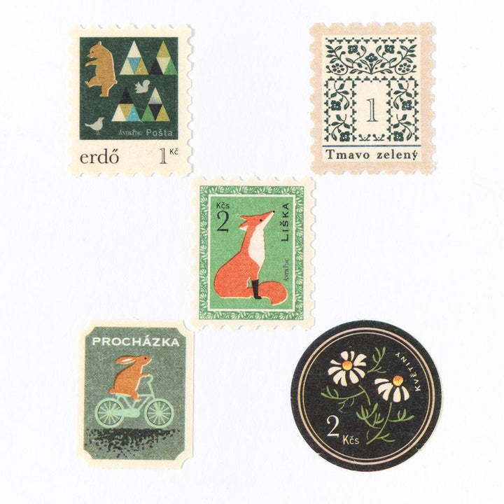 NB Co. Japan - Antik Piac Seal Vintage Sticker | Green