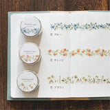 MIND WAVE -  Die-Cut Masking Tape - Washi tape troquelada | Flower Orange