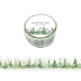 MIND WAVE -  Die-Cut Masking Tape - Washi tape troquelada | Trees