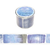 MIND WAVE - 30mm Clear Adhesive Tape | Landscape Moonlight