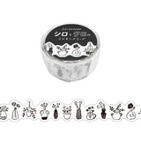 MIND WAVE -  Die-Cut Masking Tape - Washi tape troquelada | Flower vase