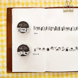 MIND WAVE -  Die-Cut Masking Tape - Washi tape troquelada | Café