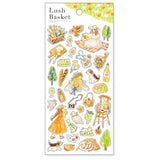 MIND WAVE – Lush Basket Stickers | Orange