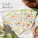 MIND WAVE – Lush Basket Stickers | Blue