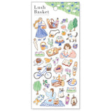 MIND WAVE – Lush Basket Stickers | Blue
