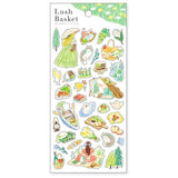 MIND WAVE – Lush Basket Stickers | Green