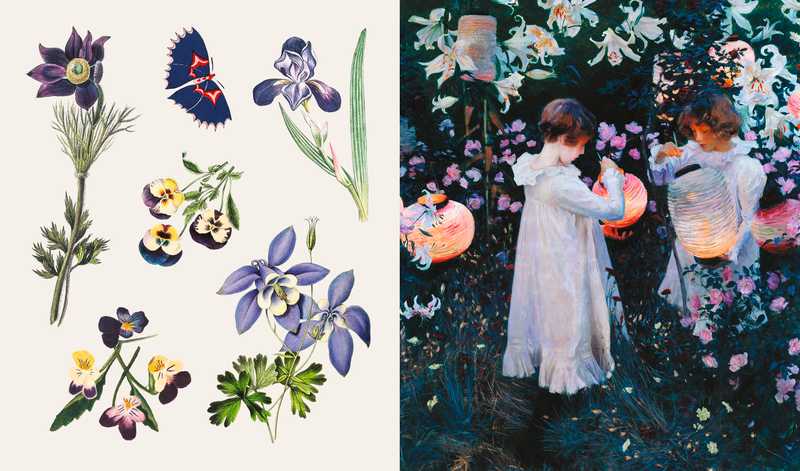 Hachette Pratique - Libro de Pegatinas | Sticker Treasury - Fleurs & Papillons — detalle 2