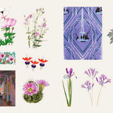 Hachette Pratique - Libro de Pegatinas | Sticker Treasury - Fleurs & Papillons — detalle 3
