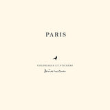 Libro para colorear y pegatinas Paris de Zoé de Las Cases – interior 1