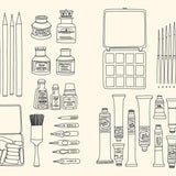 Libro para colorear y pegatinas Paris de Zoé de Las Cases – interior 3