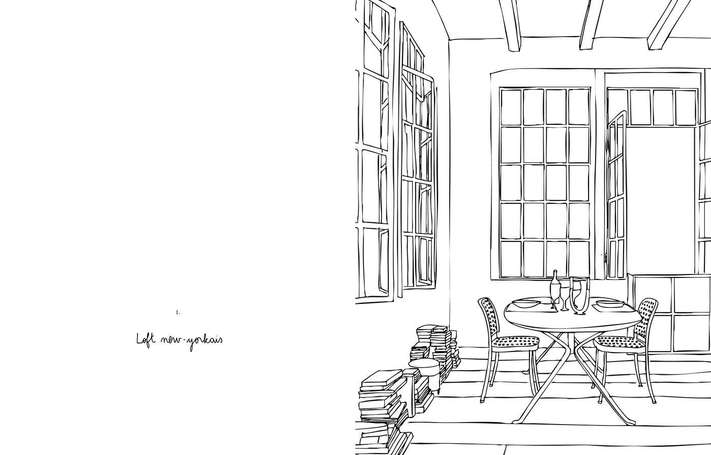 Libro para colorear New York de Zoé de Las Cases – interior 5
