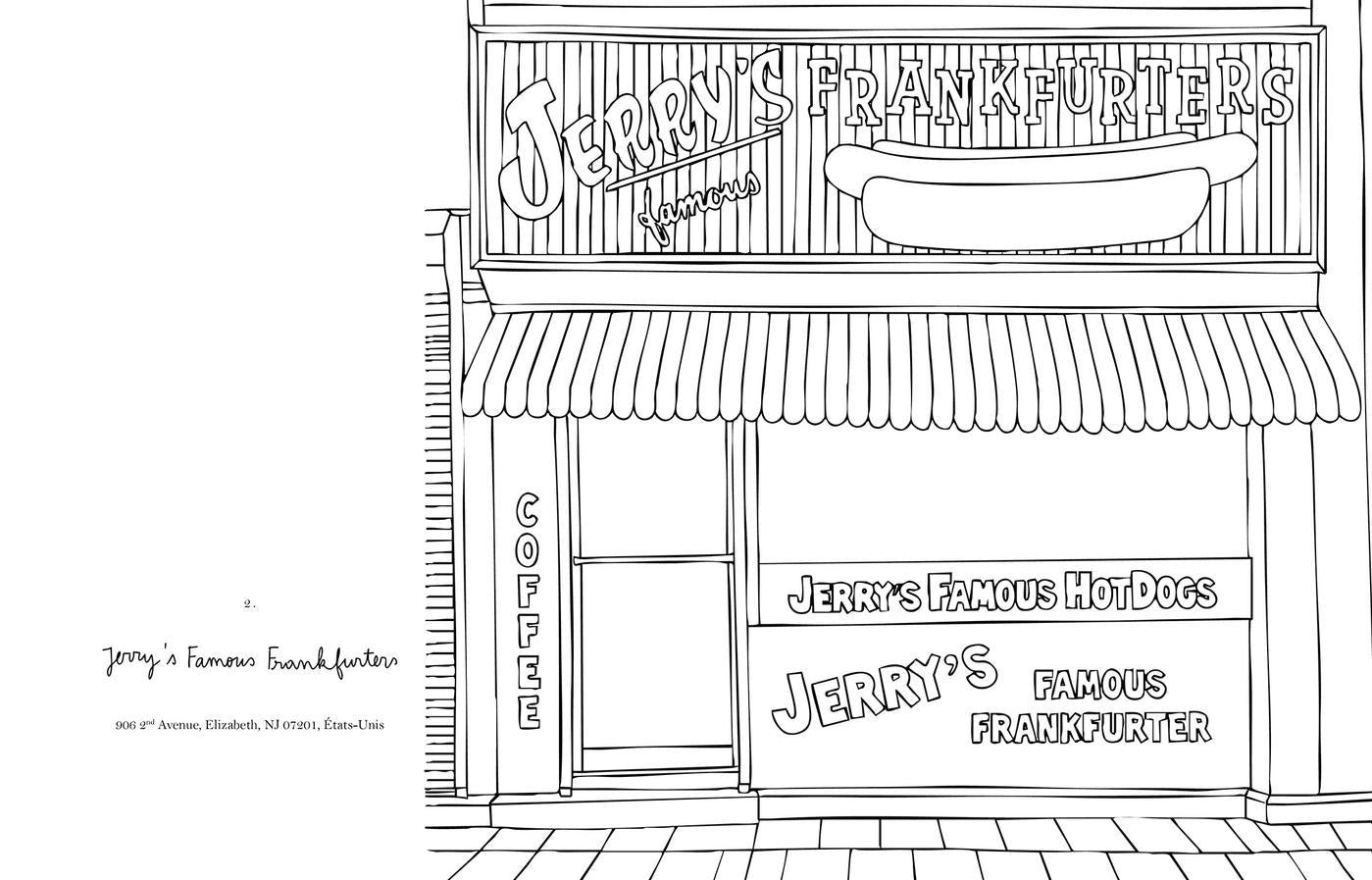 Libro para colorear New York de Zoé de Las Cases – interior 6