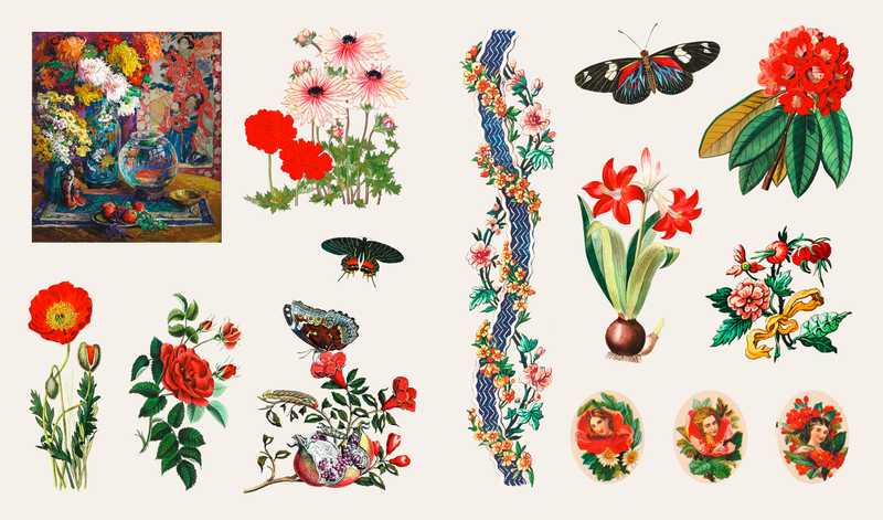 Hachette Pratique - Libro de Pegatinas | Sticker Treasury - Fleurs & Papillons — detalle 6